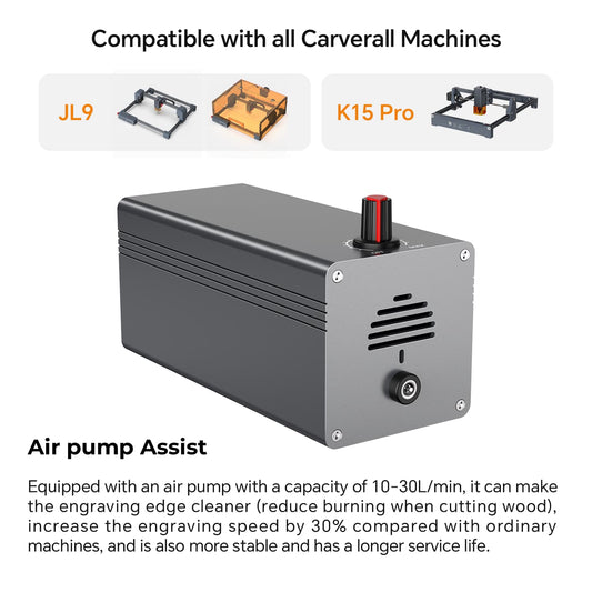 MD12 Air Assistant Pump | helps remove smoke and prevents burning edges.