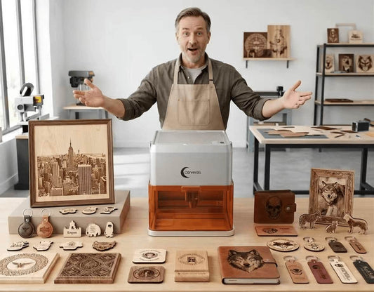 Carverall A1PRO Tutorial: Camera, Height Adjustment & Non-Metal Engraving