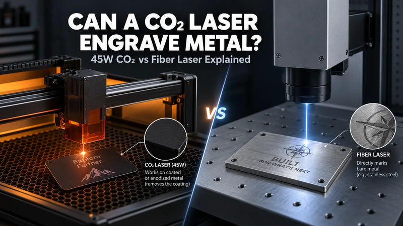 Can a CO2 Laser Engrave Metal? 45W CO2 vs Fiber Laser Explained