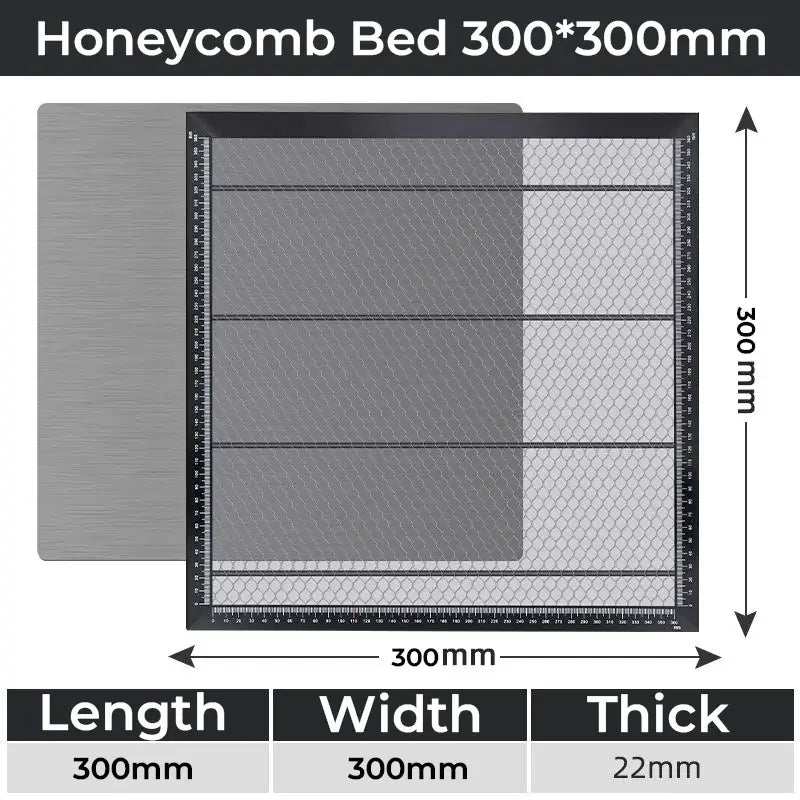 300 by 300mm honeycomb board for laser engraver