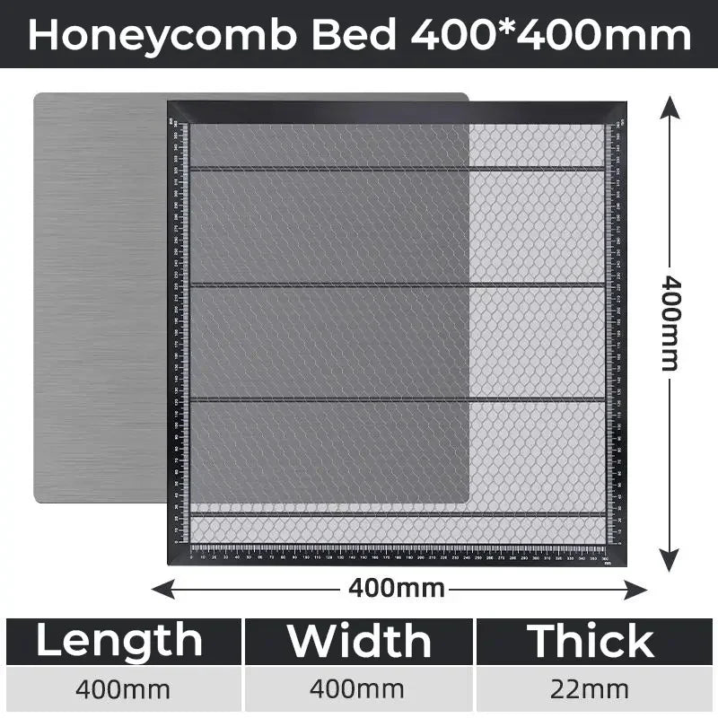 400 by 400mm honeycomb board for laser engraver