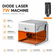 Imagen de producto del grabador láser Carverall A1 Pro 7W