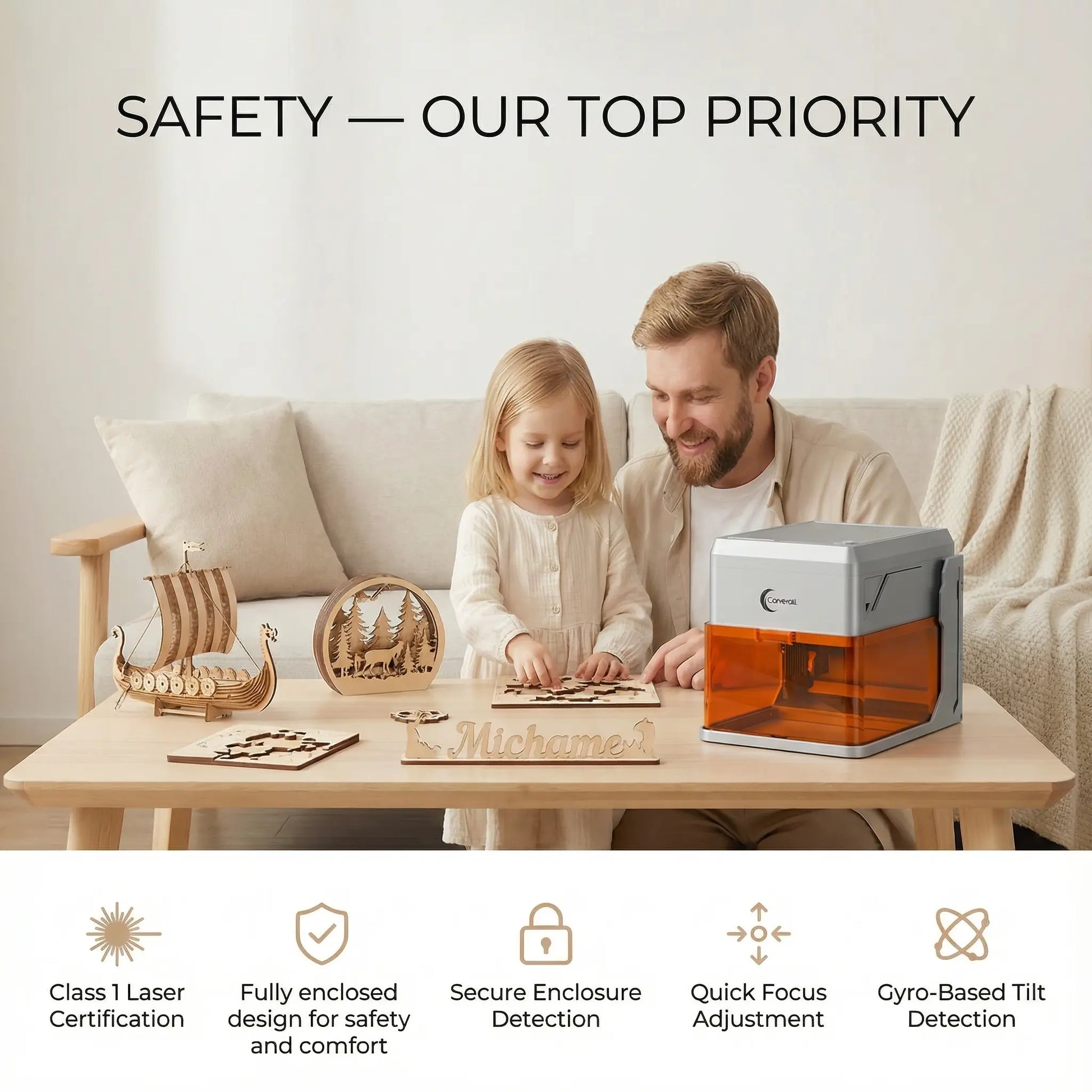 Carverall A1Pro Mini Laser Engraver | Portable & Desktop | Dual Laser Options