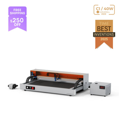 Carverall C1 40W CO2 laser engraving machine main image