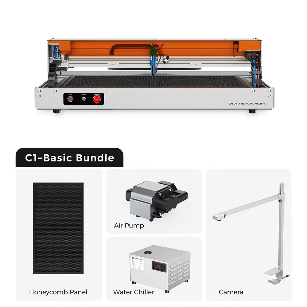 Carverall C1 45W CO2 Laser Cutter for Acrylic and Wood