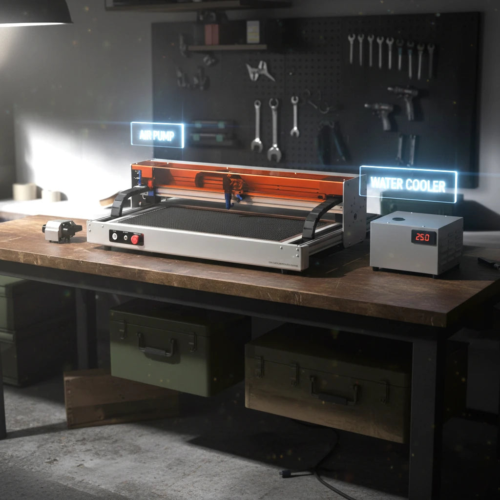 Carverall C1 40W CO2 Laser Engraving Machine | Work Area 620*350mm