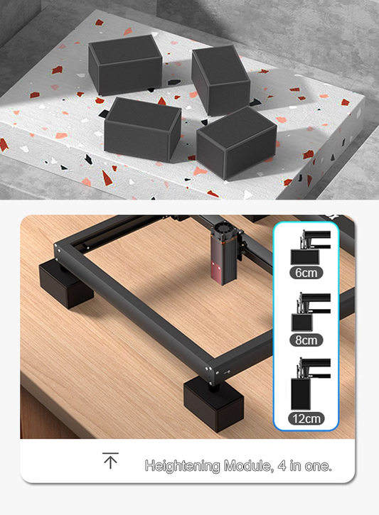 Carverall MD4 Heightening Module for Laser Engraving
