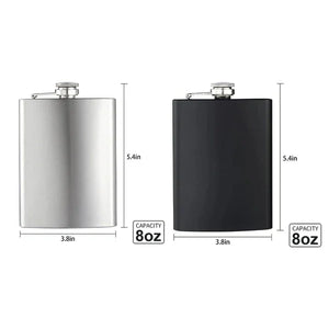 Laser engravable stainless steel wine jug detail
