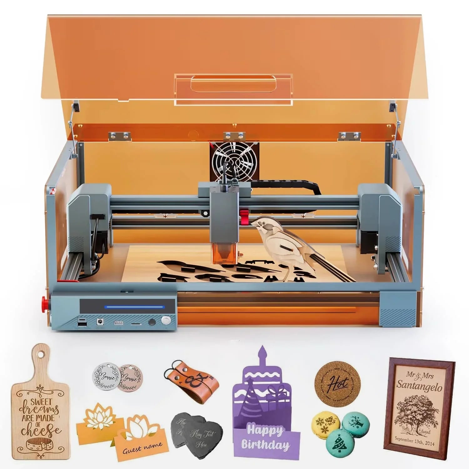 Carverall X1 laser engraver with protective cover image