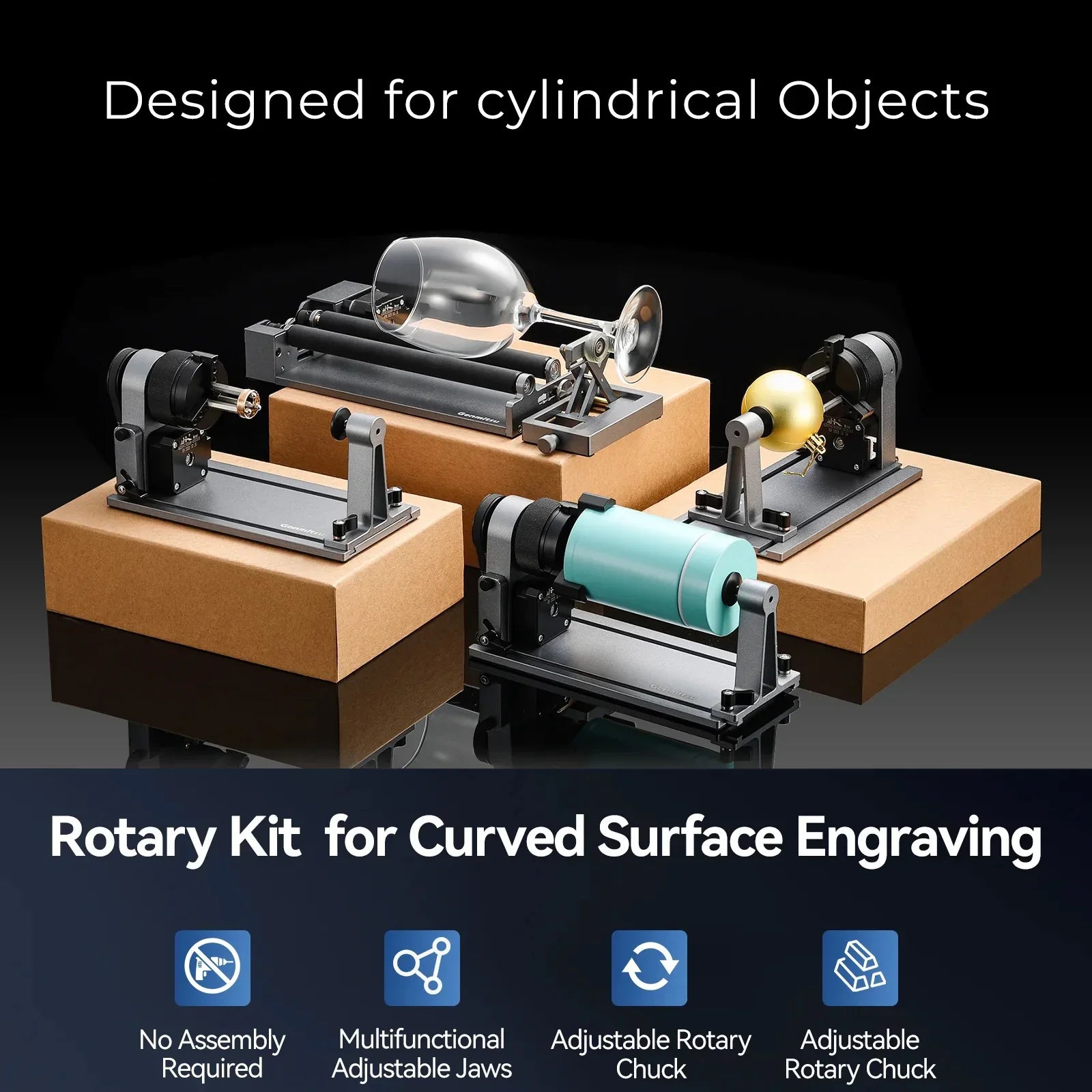 MD18 multi-functional rotary chuck components