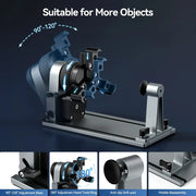 MD18 rotary chuck for cups rings and tubes