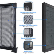 Honeycomb bed for cleaner laser cutting and engraving