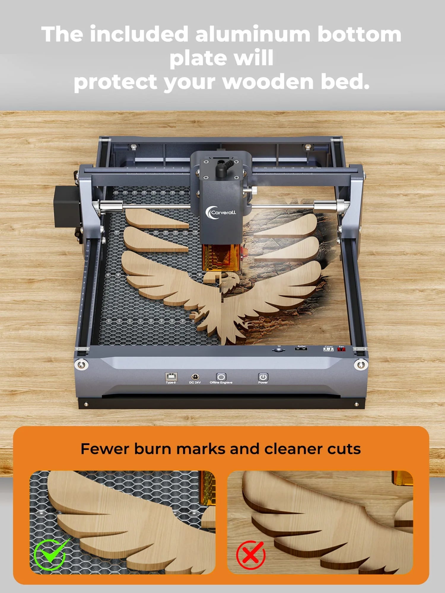 Honeycomb Panel for K15 Pro Laser Engraver | Carverall