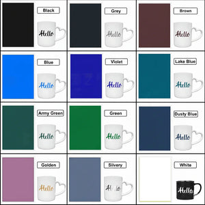 Colored laser engraving film for glass ceramic and crystal