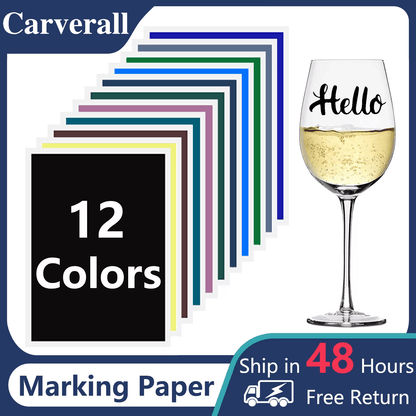 Color Laser Engraving Paper for Ceramics, Glass, Crystal, and Stone