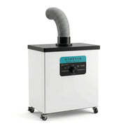 Carverall MD40 220W подключен к лазерному станку в рабочей зоне мастерской