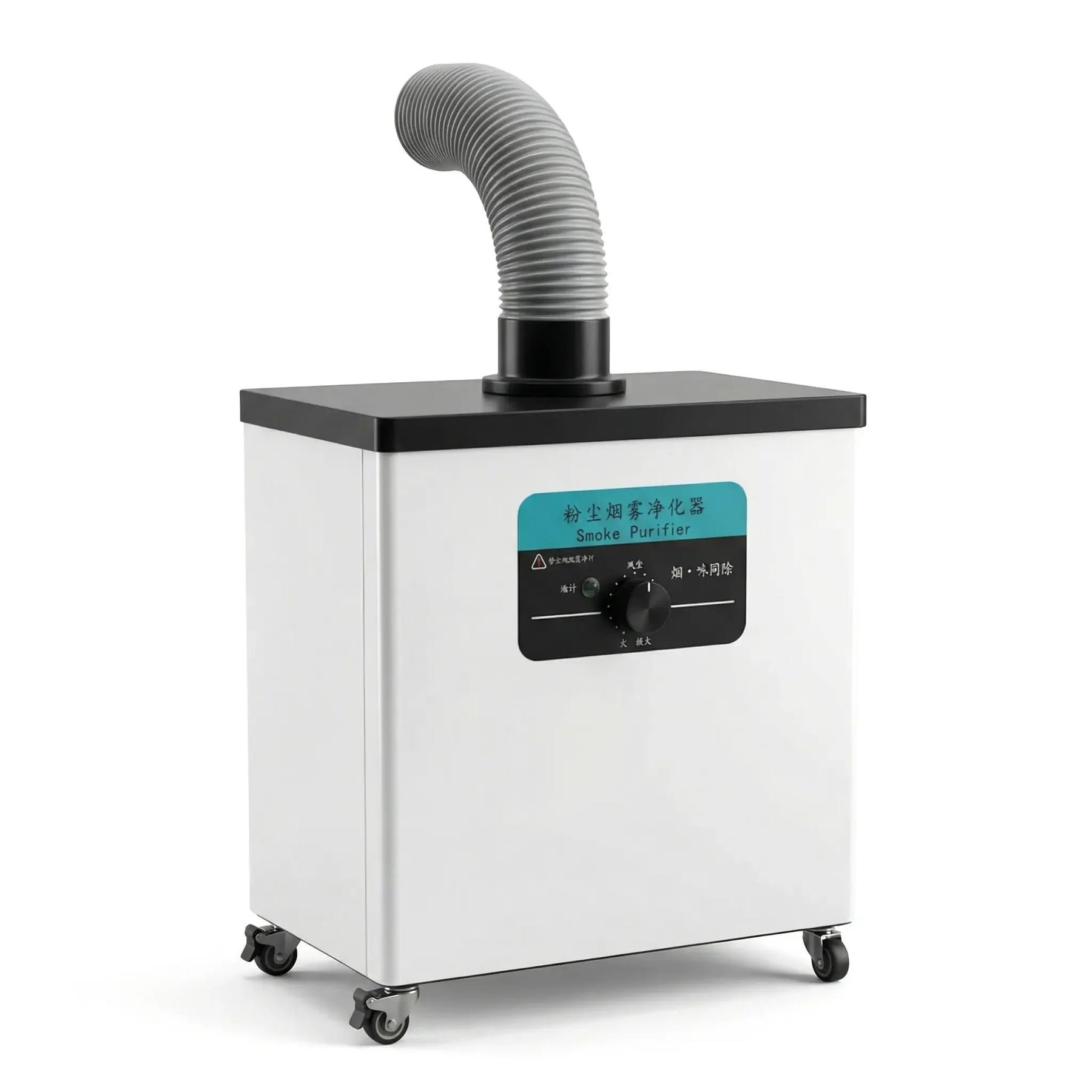 Carverall MD40 220W подключен к лазерному станку в рабочей зоне мастерской