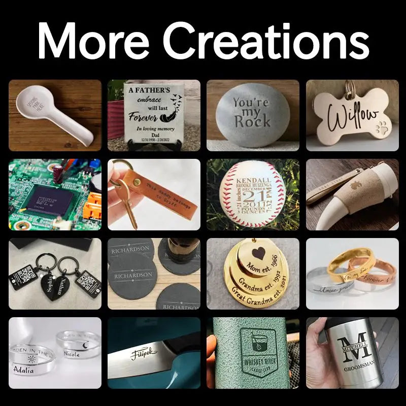 Carverall Z12 20W Fiber Laser Engraver For metal & Plastic