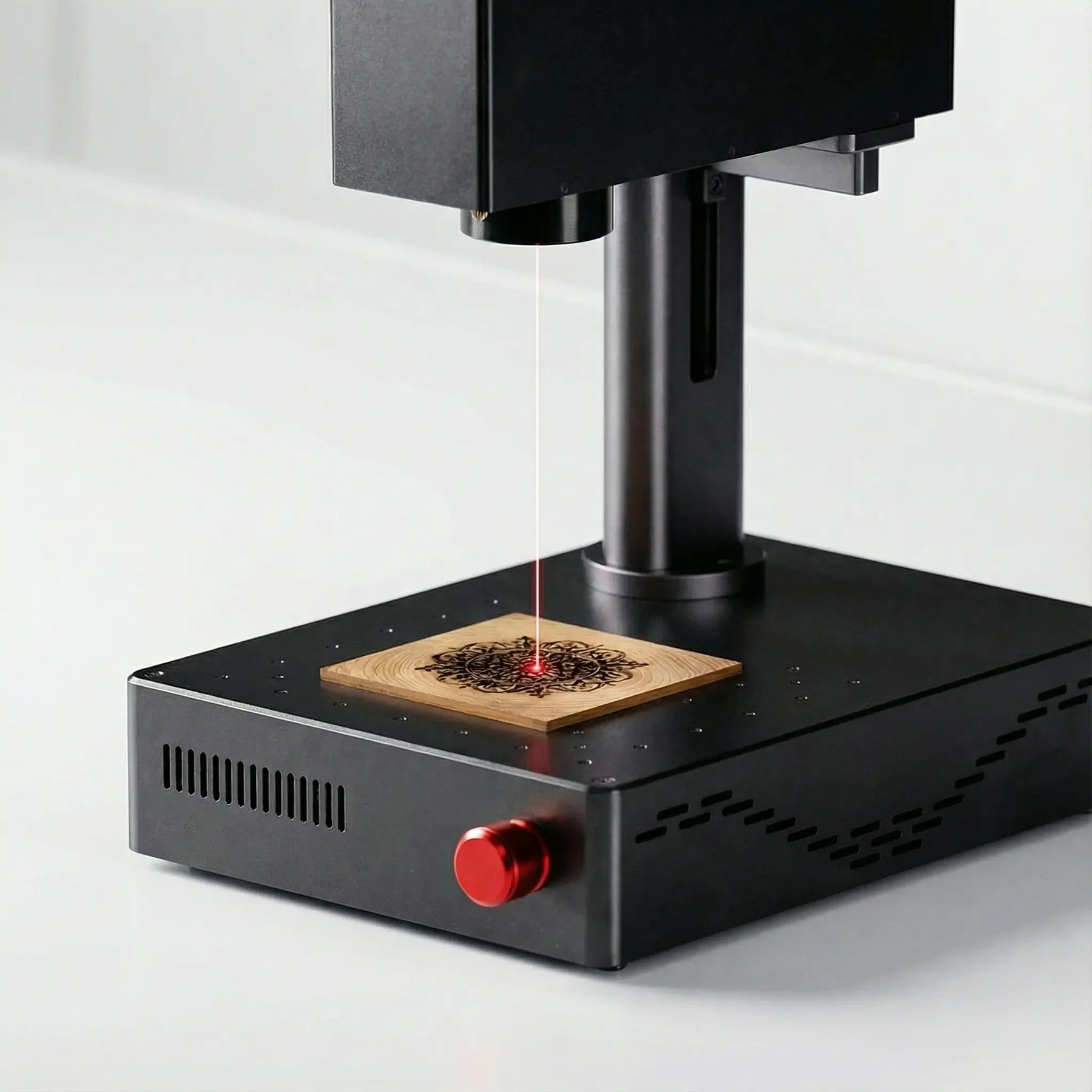 Carverall Z15 compact 5W fiber laser engraver detail