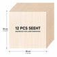 12 Pieces Basswood Sheets | 2mm thickness