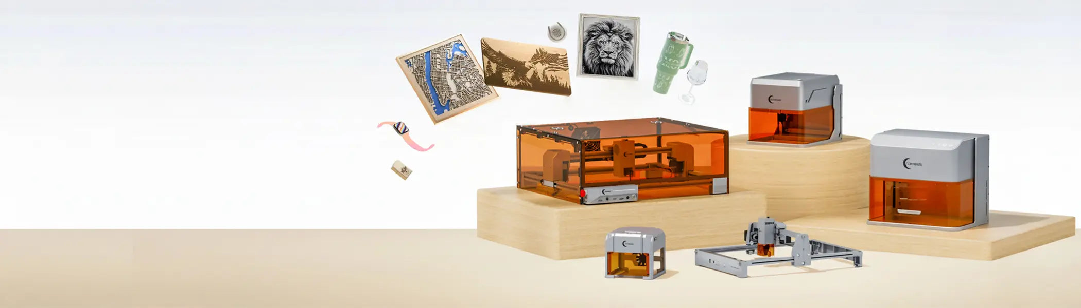 Carverall laser engraving machines collection banner