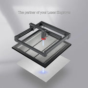 Laser engraver honeycomb plate board with measurement grid