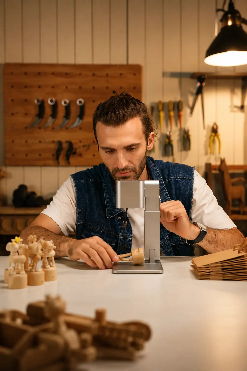Compact engraving for creators and small studios